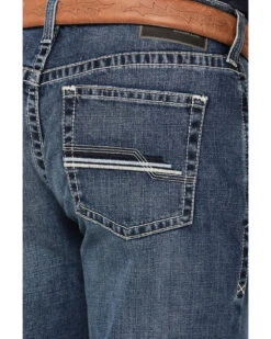 Ariat Men's M2 Traditional Relaxed Destin Medium Wash Relaxed Bootcut Stretch Denim Jeans -Wraner Clothing Shop 2000377334 400 P4