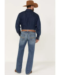 Ariat Men's M5 Fargo Bauer Medium Wash Low Rise Straight Leg Stretch Denim Jeans -Wraner Clothing Shop 2000377340 400 P3