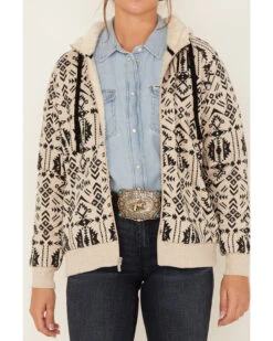 Ariat Women's R.E.A.L. Southwestern Print Sherpa-Lined Zip Hoodie 8 Ariat Women's R.E.A.L. Southwestern Print Sherpa-Lined Zip Hoodie -Wraner Clothing Shop 2000377705 944 P3