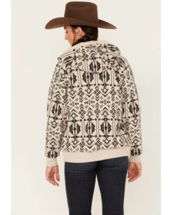 Ariat Women's R.E.A.L. Southwestern Print Sherpa-Lined Zip Hoodie 9 Ariat Women's R.E.A.L. Southwestern Print Sherpa-Lined Zip Hoodie -Wraner Clothing Shop 2000377705 944 P4