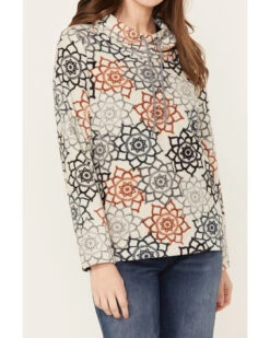 Kavu Women's Bella Coola Lunar Dreams Polar Fleece Sweatshirt -Wraner Clothing Shop 2000378070 900 P3