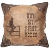 Carstens Home Rustic Not My First Rodeo Decorative Throw Pillow -Wraner Clothing Shop 2000378147 200 P1