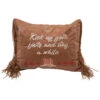 Carstens Home Kick Off Your Boots Embroidered Fringe Decorative Throw Pillow -Wraner Clothing Shop 2000378150 200 P1