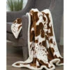 Carstens Home Faux Hair On Cowhide Plush Sherpa Throw Blanket -Wraner Clothing Shop 2000378175 200 P1