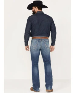 Cinch Men's Ian Medium Stonewash Slim Boot Performance Stretch Denim -Wraner Clothing Shop 2000380103 402 P3