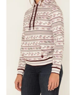 RANK 45 Women's Southwestern Stripe Print Hoodie -Wraner Clothing Shop 2000380749 103 P3