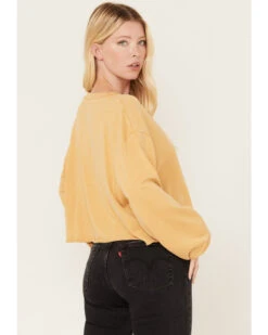 Cleo + Wolf Women's Find Your Wild Graphic Cropped Sweatshirt -Wraner Clothing Shop 2000380775 103 P4