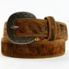 Red Dirt Hat Co. Men's Natural Brindle Cowhide Leather Belt -Wraner Clothing Shop 2000382070 200 P1