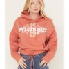 Wrangler Retro Women's Southwestern Print Logo Cropped Long Sleeve Hoodie -Wraner Clothing Shop 2000382594 600 P1