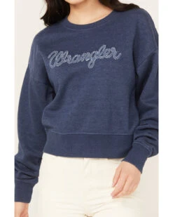 Wrangler Retro Women's Logo Graphic Sweatshirt -Wraner Clothing Shop 2000382595 410 P3