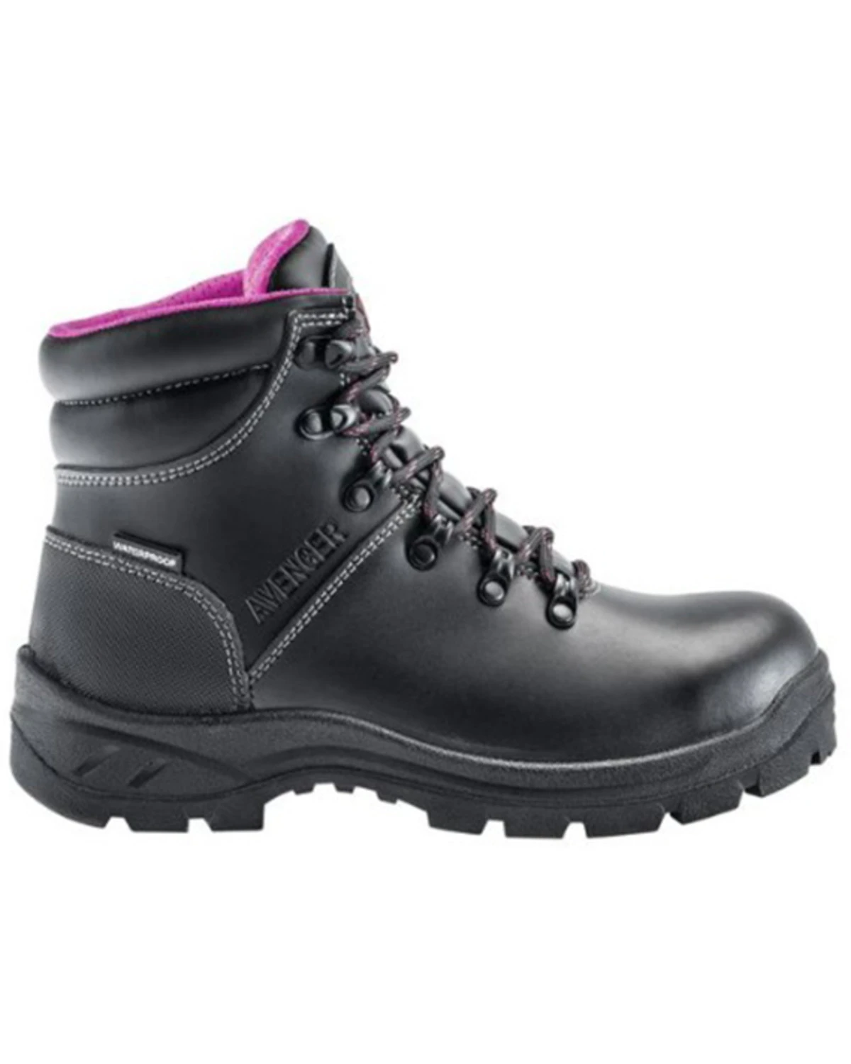 Avenger Women's Builder Mid 6" Lace-Up Waterproof Work Boots - Steel Toe 4 Avenger Women's Builder Mid 6" Lace-Up Waterproof Work Boots - Steel Toe - Image 2