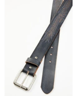 Brothers & Sons Men's Tooled Flying Eagle Belt -Wraner Clothing Shop 2000384020 001 P2
