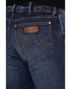 Wrangler Retro Men's Holsteiner Dark Wash Slim Boot Stretch Denim Jeans -Wraner Clothing Shop 2000384265 400 P4