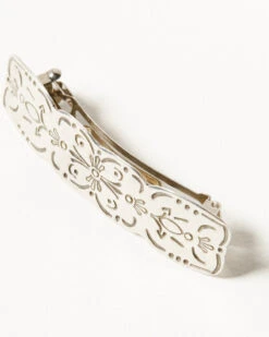 Boot Barn X Double D Women's Exclusive Silver Bridal Barrette -Wraner Clothing Shop 2000384456 040 P3