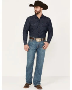 Rock & Roll Denim Men's Double Barrel Medium Wash Relaxed Straight Jeans -Wraner Clothing Shop 2000386202 414 P3