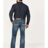 Rock & Roll Denim Men's Pistol Medium Vintage Wash Bootcut Reflex Denim Jeans -Wraner Clothing Shop 2000386203 414 P1