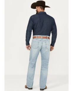 Cinch Men's White Label Light Wash Relaxed Straight Stretch Performance Denim Jeans -Wraner Clothing Shop 2000386397 402 P3