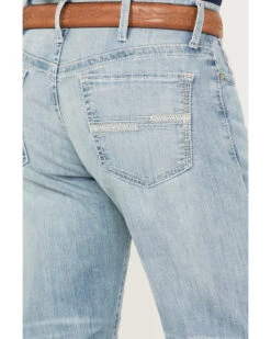 Cinch Men's White Label Light Wash Relaxed Straight Stretch Performance Denim Jeans -Wraner Clothing Shop 2000386397 402 P4