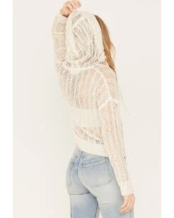 Cleo + Wolf Women's Deep V Hoodie -Wraner Clothing Shop 2000386710 110 P4