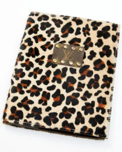Keep It Gypsy Women's Leopard Cowhide Journal