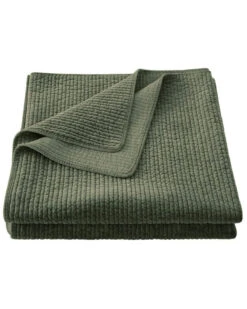 HiEnd Accents Fern Green Stonewashed Cotton & Velvet 3-Piece King Quilt Set -Wraner Clothing Shop 2000388516 300 P2