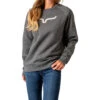 Kimes Ranch Women's Embroidered Vintage Crew Neck Sweatshirt 1 Kimes Ranch Women's Embroidered Vintage Crew Neck Sweatshirt -Wraner Clothing Shop 2000392233 022 P1