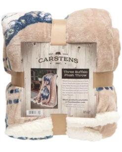 Carstens Home Three Buffalo Plush Sherpa Throw -Wraner Clothing Shop 2000394021 200 P5