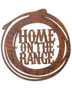 Manual Woodworkers Home On The Range Metal Wall Decor
