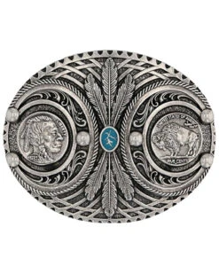 Montana Silversmiths Spirit Of The Buffalo Nickel Attitude Buckle