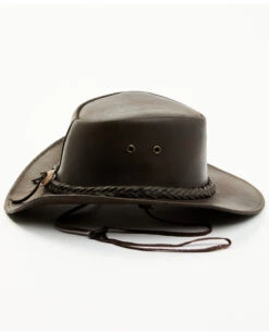 Bullhide Kids' Cedar Grove Leather Outback Hat -Wraner Clothing Shop 282B40 7010 P3
