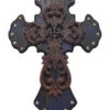 HiEnd Accents Studded Wood Wall Cross With Metal Cross Overlay -Wraner Clothing Shop 28437D 94 P1