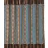 HiEnd Accents Ruidoso Blue Striped Shower Curtain -Wraner Clothing Shop 28444G 94 P1
