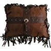 Cross Concho Fringe Pillow - 16" X 20" 1 Cross Concho Fringe Pillow - 16" X 20" -Wraner Clothing Shop 2845F8 94 P1