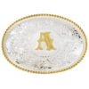 Montana Silversmiths Men's Initial "A" Buckle