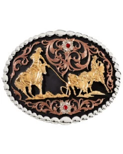 Montana Silversmiths Men's Roper Buckle