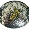 AndWest Vintage "Escalante" Two-Tone Bull Rider Buckle -Wraner Clothing Shop 290B36 SA P1