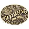 Montana Silversmiths Men's Wyoming State Heritage Attitude Belt Buckle -Wraner Clothing Shop 290B89 15 P1