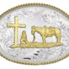 Montana Silversmiths 1340 Series Christian Cowboy Western Belt Buckle -Wraner Clothing Shop 290C59 94 P1