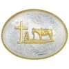 Montana Silversmiths Christian Cowboy Western Belt Buckle -Wraner Clothing Shop 290D92 94 P1